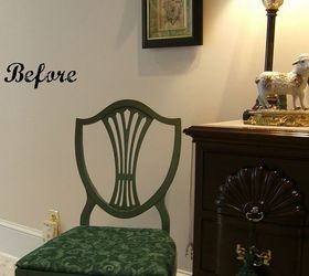 painting over 1960 s antiqued chairs, chalk paint, painted furniture, The beauty of chalk type paint is no priming or sanding It goes on top of a previous finish like 1960 s antiquing