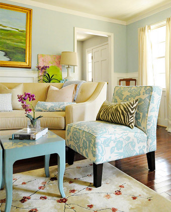 5 ways to use slipper chairs, home decor, living room ideas, painted furniture, Living Room Use a neutral chair or a couple of chairs if you want a look that ll last a long time Layer on bold pillows to liven it up Have a small space Push two of these armless chairs together to form a loveseat