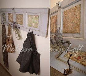 coat hanger re purposing an old door, cleaning tips, crafts, diy, home decor, how to, repurposing upcycling