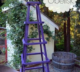 diy easy garden obelisk, Easy garden obelisk