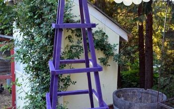 DIY Easy Garden Obelisk