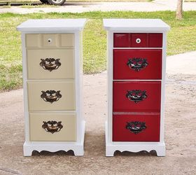 repurpose and recycle of desk, painted furniture, repurposing upcycling, Can you tell there are OU fans in the house Crimson and Cream are a theme