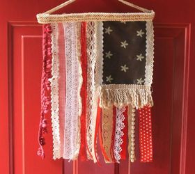 proud to be an american flag, crafts, patriotic decor ideas, repurposing upcycling, seasonal holiday decor, Love this simple Patriotic Door Decor