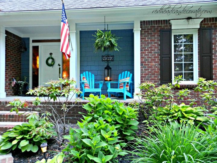 midwestern cape cod tour debbiedoo s home tour series, home decor, outdoor living, I am in the middles of updating our porch with a beach theme