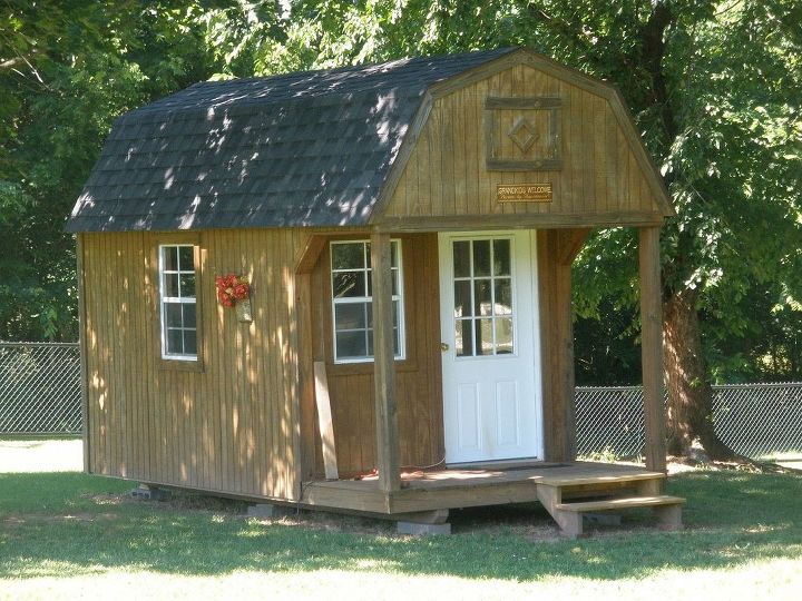 grandkids playhouse, outdoor living, painting, woodworking projects