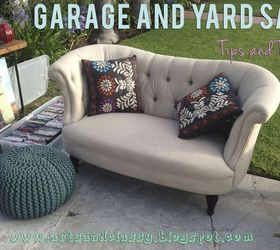 my garage yard moving sale tips, cleaning tips, outdoor living, Make Vignettes Stage your items in a fashion that makes them look presentable and new This will give your customer more of a visual of how that item could work in their home VISUALS ARE IMPORTANT