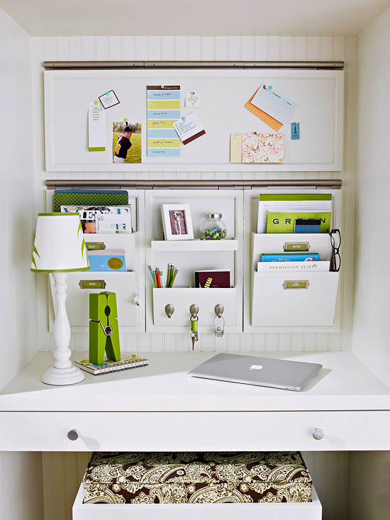 command centers, cleaning tips, shelving ideas