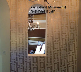 stencil spotlight kari caldwell a decorative painter, bedroom ideas, diy, painting, wall decor