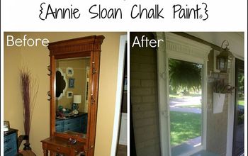 35 dólares de hallazgo en tienda de segunda mano a decoración de porche (Annie Sloan Chalk Paint®}