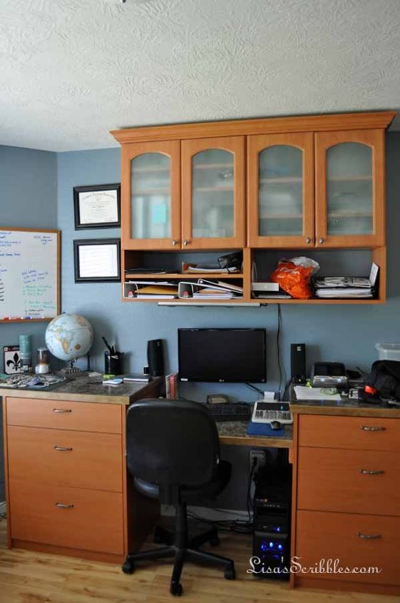 Staining Laminate Yes It Can Be Done Hometalk Staining Laminate Yes It Can Be Done Home Office Painting Cabinets