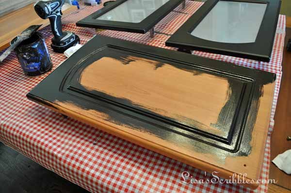 Staining Laminate Yes It Can Be Done Hometalk Staining Laminate Yes It Can Be Done Home Office Painting Cabinets