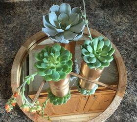 s 15 empty tin can hacks that will make your home look amazing, crafts, home decor, repurposing upcycling, Turn cans into glamorous planters