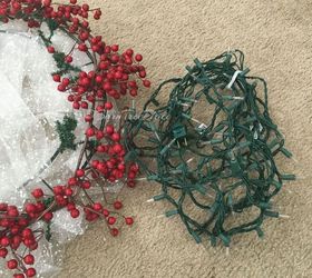 wire wreath chandelier, home decor, lighting, seasonal holiday decor, wreaths