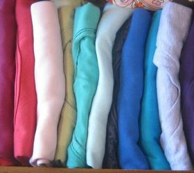 how to fold and organize your t shirts, organizing, Rather than stacking the tees file them like file folders