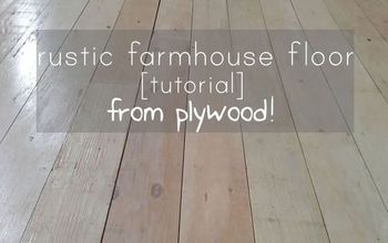 DIY Plywood Floor