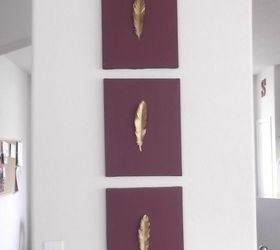  Target  Inspired Feather Wall  Art  Hometalk