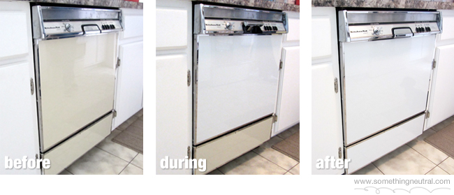 before after dishwasher update, appliances, kitchen design, Before After Dishwasher Update Remodel DIY