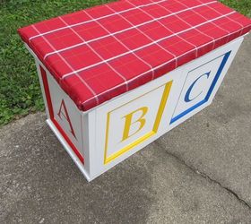Repurposed 1 Cupboard Doors Into an ABC Block Toy Box Hometalk