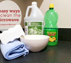Cómo limpiar el microondas {tres maneras fáciles}