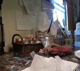 How To Paint A Wine Glass By GranArt Hometalk   How To Paint A Wine Glass Crafts Painting.1.JPG