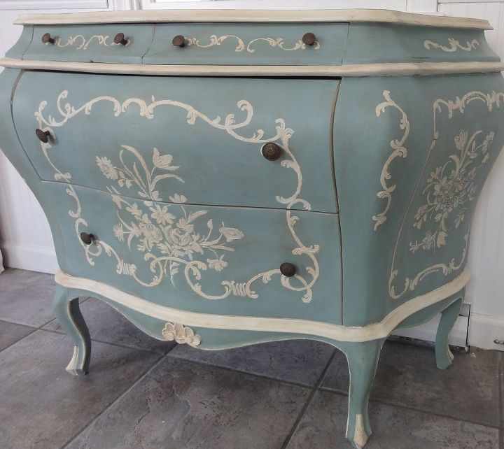 painted dresser beatrice before after, chalk paint, painted furniture