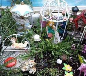 garden walk fairies gnomes and flower garden design, flowers, gardening, outdoor living, repurposing upcycling, I spy a horse with wings and other fairy things