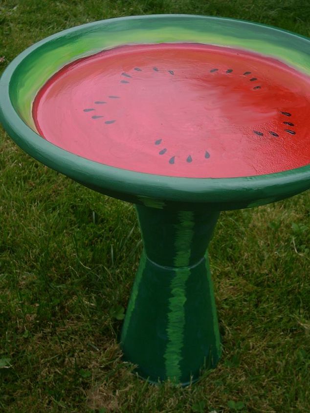 bird bath made from terra cotta pots and saucer, outdoor living, repurposing upcycling
