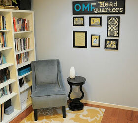 home tour of organizing made fun, home decor, organizing, Library area in office