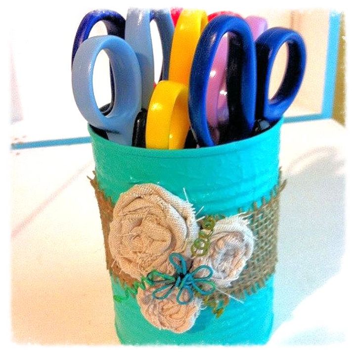 upcycled tin can, crafts