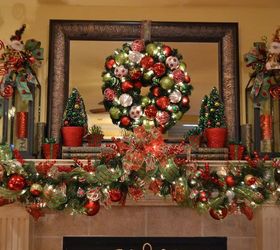 christmas mantle 2013, christmas decorations, seasonal holiday decor, wreaths