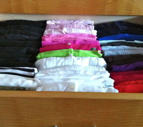 how to organize and find clothes quickly in a drawer, organizing, via