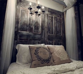 fabulous ways to repourpouse old doors, doors, home decor, repurposing upcycling, Very Gothic headboard design from BestHomeIdeas com au If you have an entire gate you could find a perfect place for it in your bedroom
