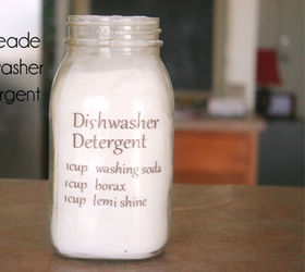 make your own dish washer detergent, cleaning tips, go green, I love making my own dishwasher detergent