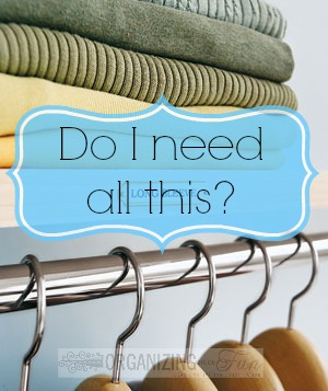 clear the clutter and help others, organizing