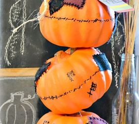 how to make a tipsy pumpkin topiary with dollar tree pumpkins, crafts, seasonal holiday decor