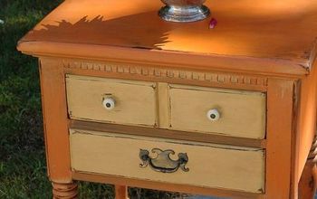 Annie Sloan Chalk Paint Hand Painted Bedside Table