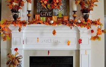 Our 2013 Fall Mantel #AutumnColors #HometalkTuesday