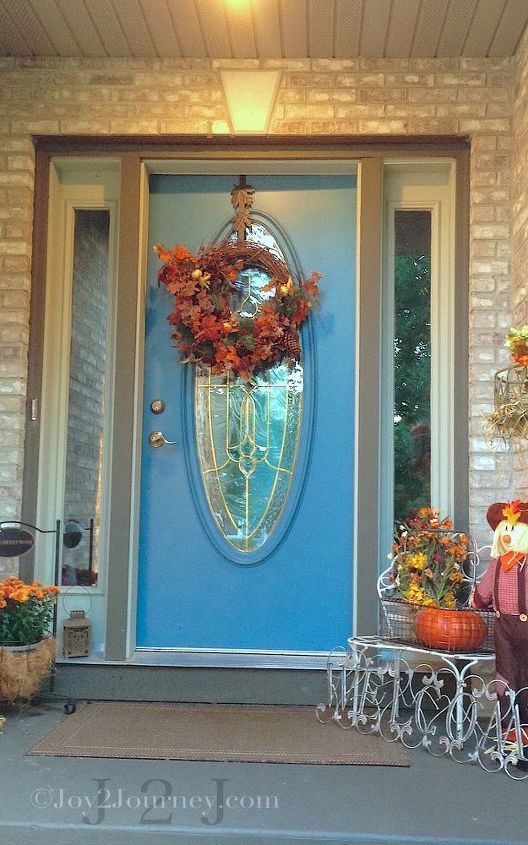 autumn porch, curb appeal, seasonal holiday decor, Hard to believe that October is around the corner
