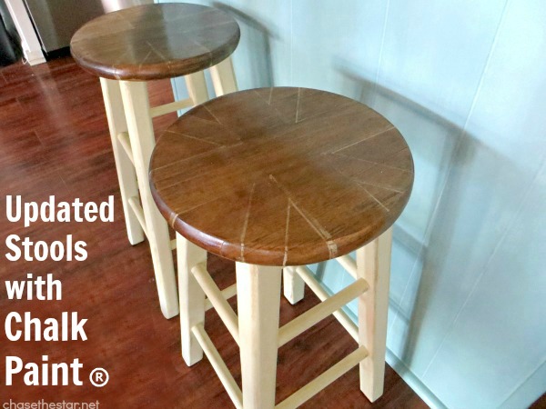 revamped union jack stools, chalk paint, painted furniture, UnionJack stools