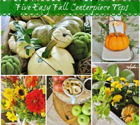 five easy fall centerpiece tips, gardening, seasonal holiday decor