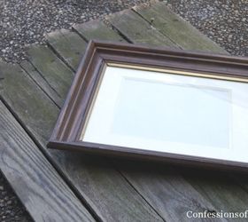 reclaimed picket fence tray, crafts, pallet, I started with a thrift store frame and an old section of fence