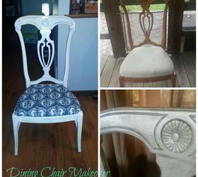 craigslist freebie turned amazing dining room set for under 100, painted furniture, reupholster, woodworking projects, These chairs went from drab to fab