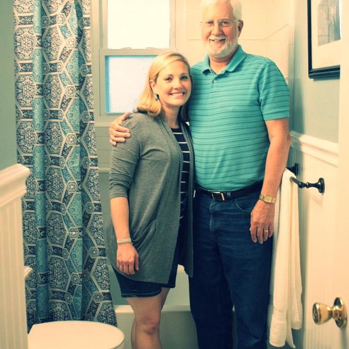 complete bathroom reno diy for a friend in need, bathroom ideas, remodeling, Learning from and working with my Dad to gut and renovate this bathroom A family friend needed help so we rolled up our sleeves I encourage you to read on and find your own inner DIYer