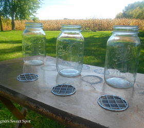 ombre mason jars, crafts, mason jars, painting, repurposing upcycling, The jars were clear when I started with them