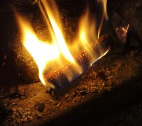 iniciador de fuego casero para estufas de lea y chimeneas, Arrancador de fuego de mazorcas de ma z