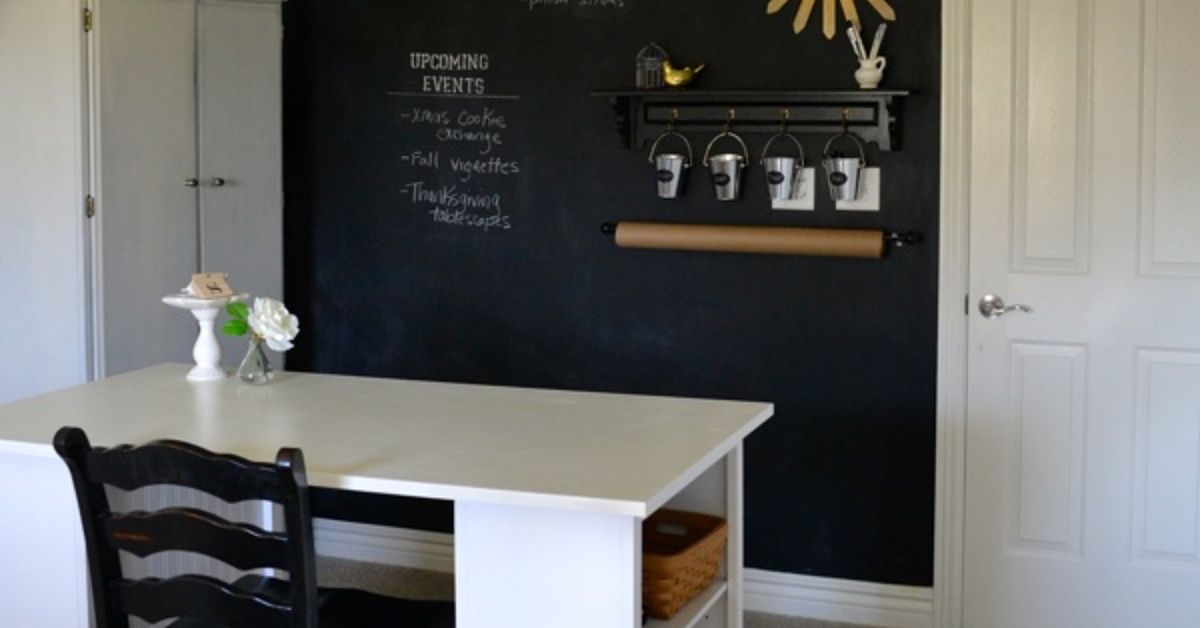 Floor Plans with Craft Room How to Make a Chalkboard Wall in Your Home Office Craft Floor Plans with Craft Room How to Make a Chalkboard Wall in Your Home Office Craft