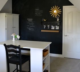 chalkboard wall dining room