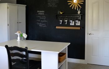 How-to Make a Chalkboard Wall in Your Home Office/Craft Room
