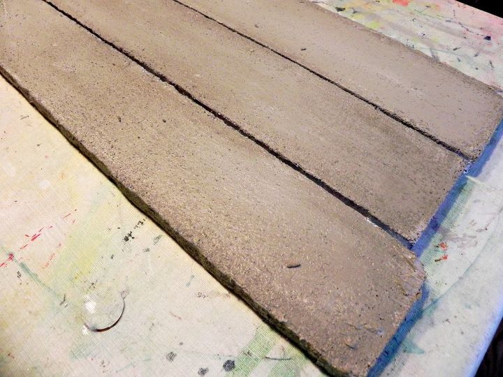 cornija de madeira de palete falso, Um simples processo antigo falso termina o trabalho