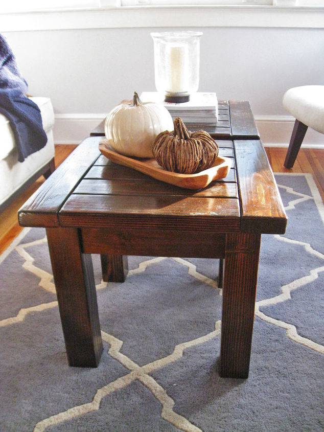diy pottery barn coffee tables, diy, painted furniture, woodworking projects